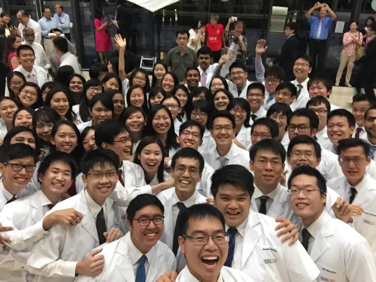 Our Class of 2019 at the White Coat Ceremony