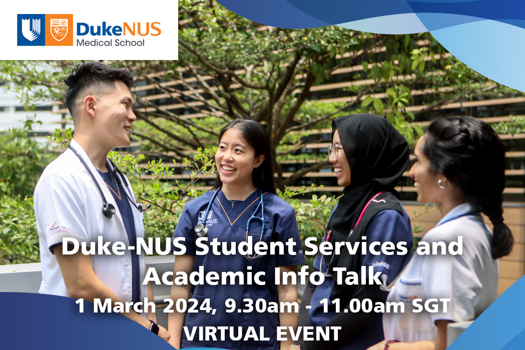 Duke-NUS Student Services and Academic Info Talk Cover Photo