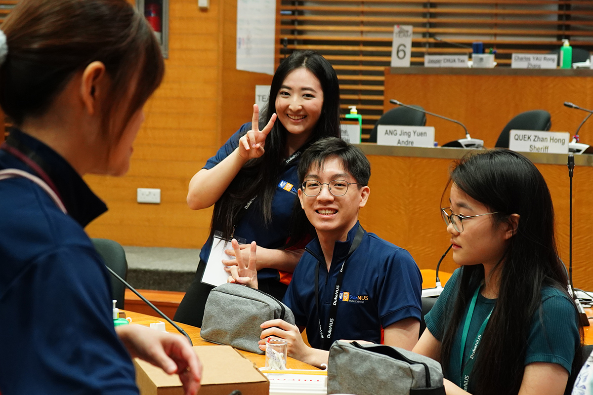 Students at Duke-NUS Open House 2023