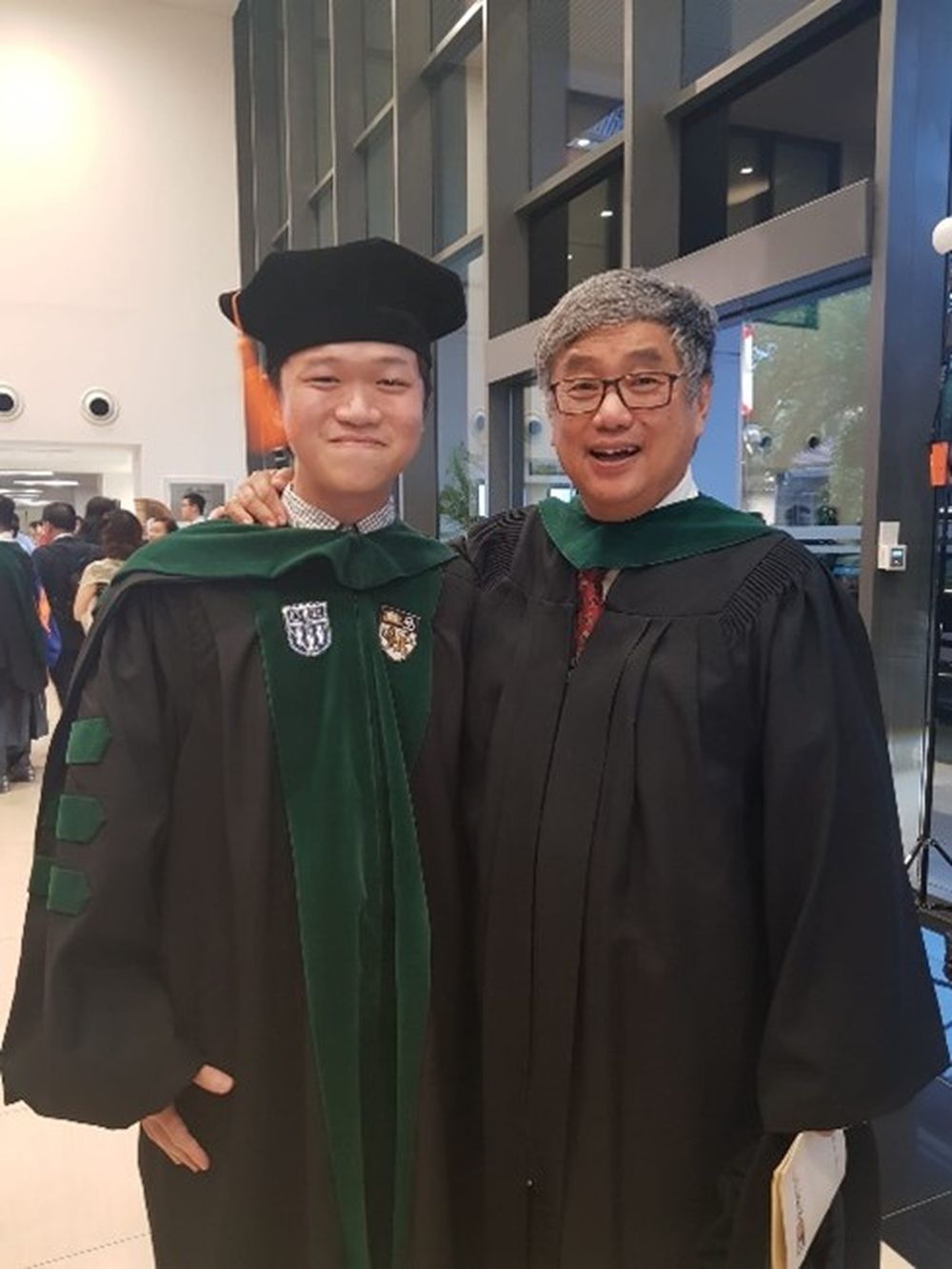 Danny Tng at his graduation ceremony