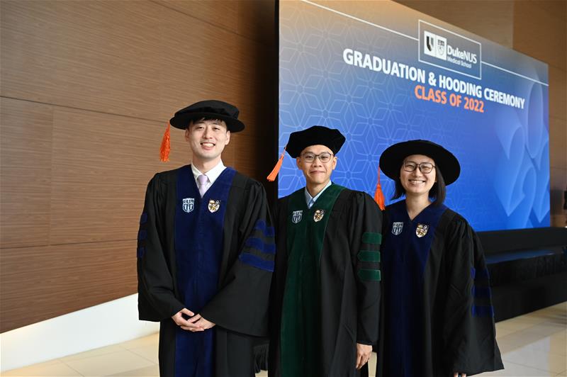 Dr Timothy Tay, Dr Matae Ahn and Dr Jiang Yuheng