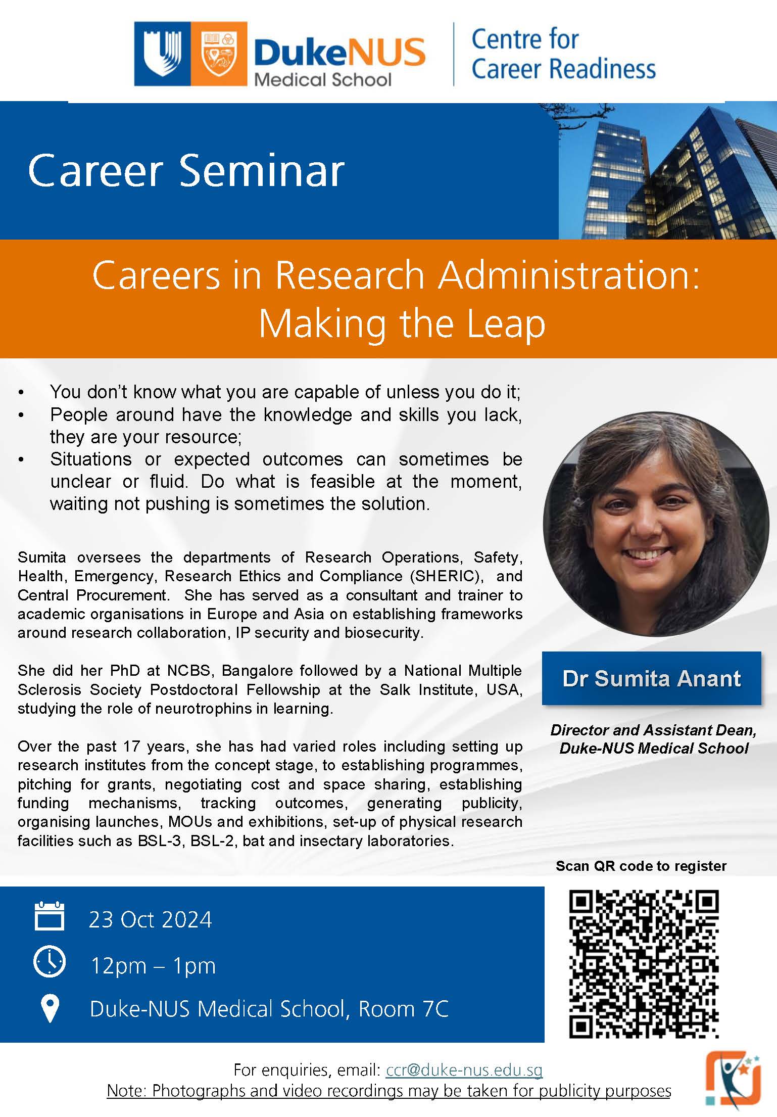 23 Oct _career seminar