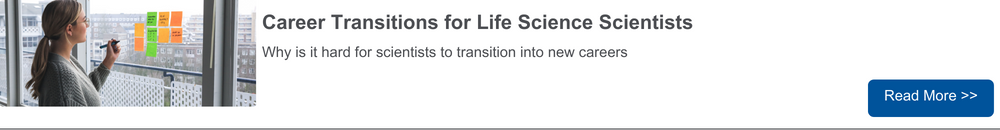 Career transitions for lifescience scientists