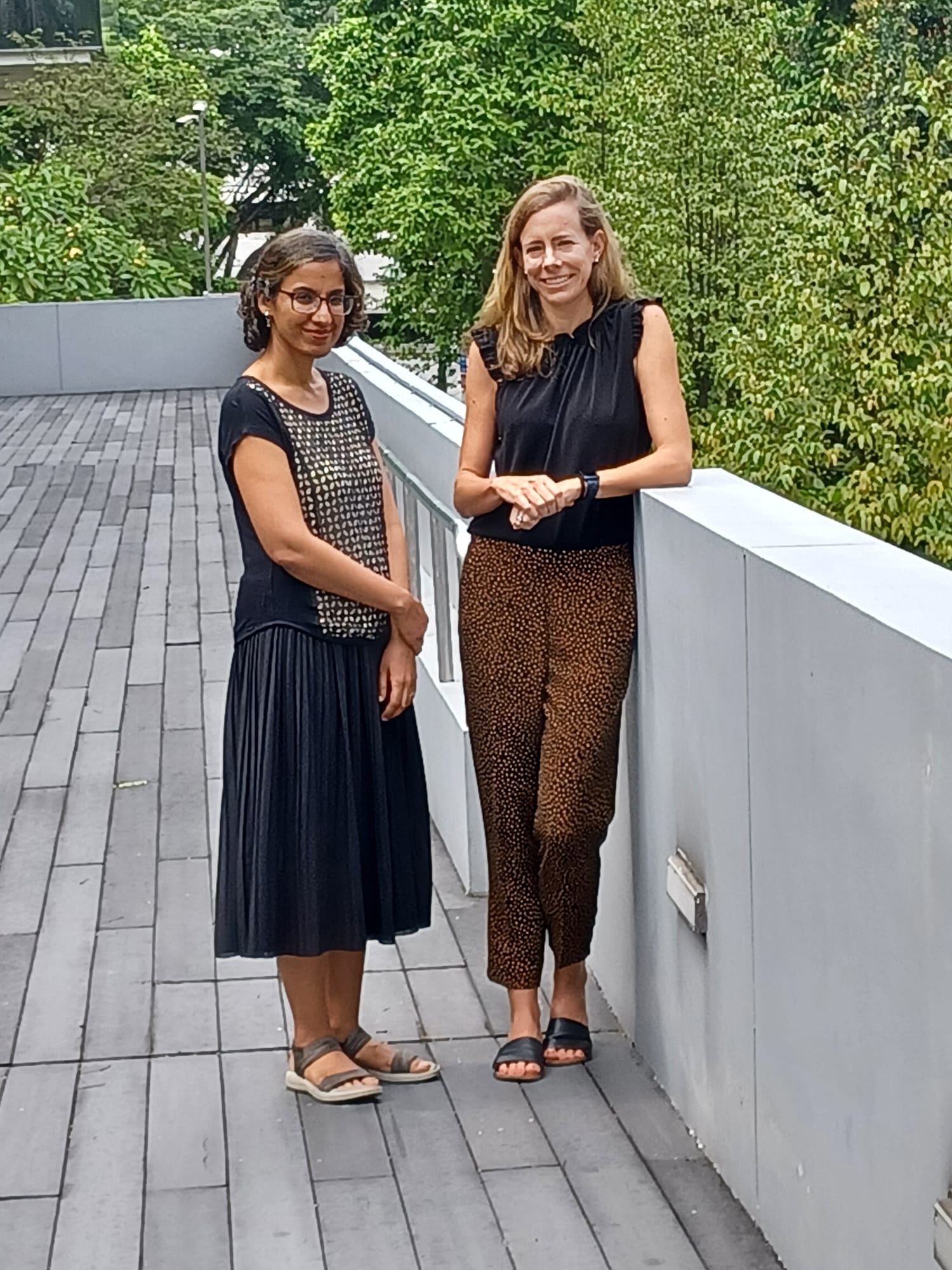 Assistant Professor Chetna Malhotra and Dr Ellie Bostwick Andres