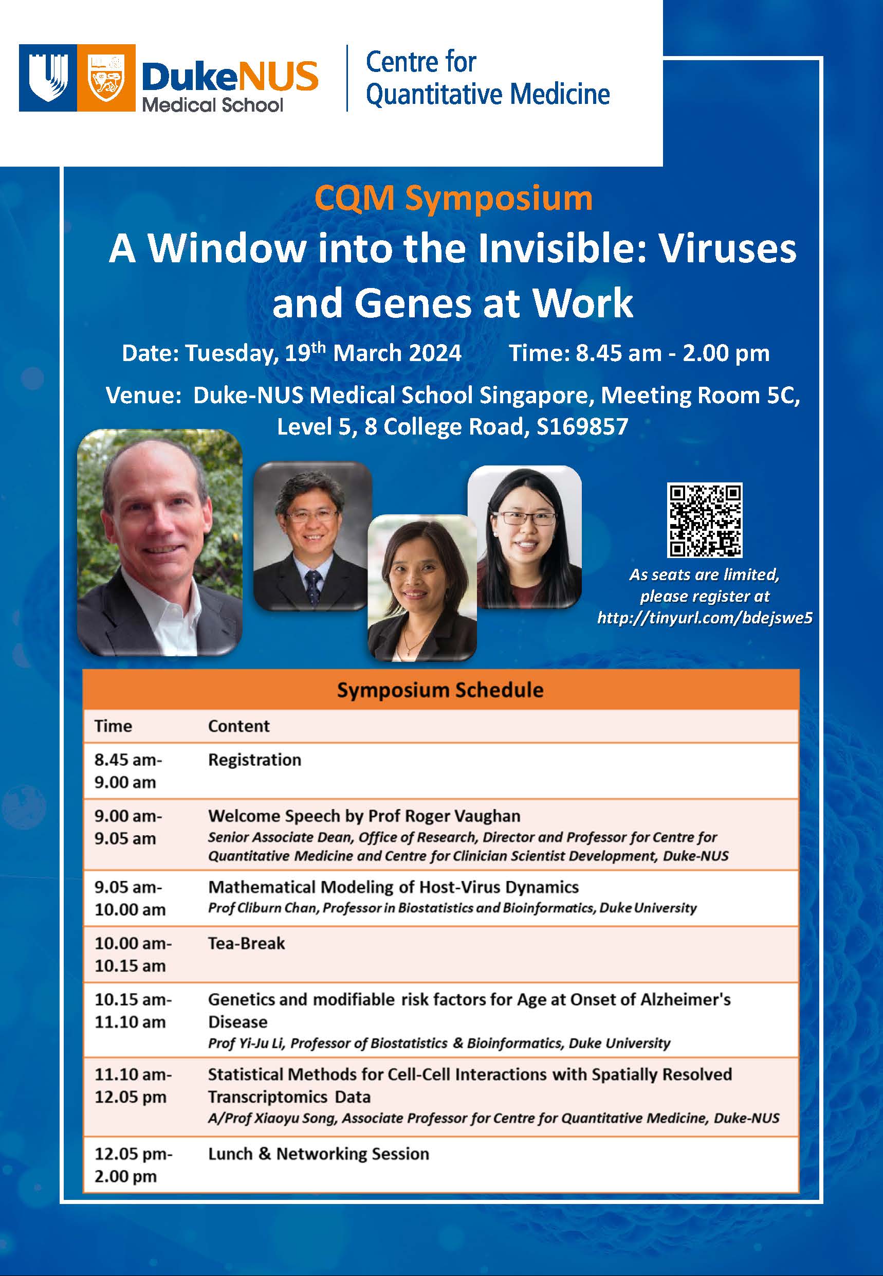 CQM Symposium: A Window into the Invisible: Viruses and Genes at Work