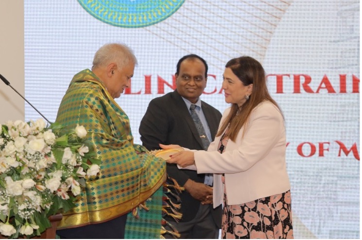 Ms Vijaya Rao, Sri Lanka President Hon. Ranil Wickremesinghe