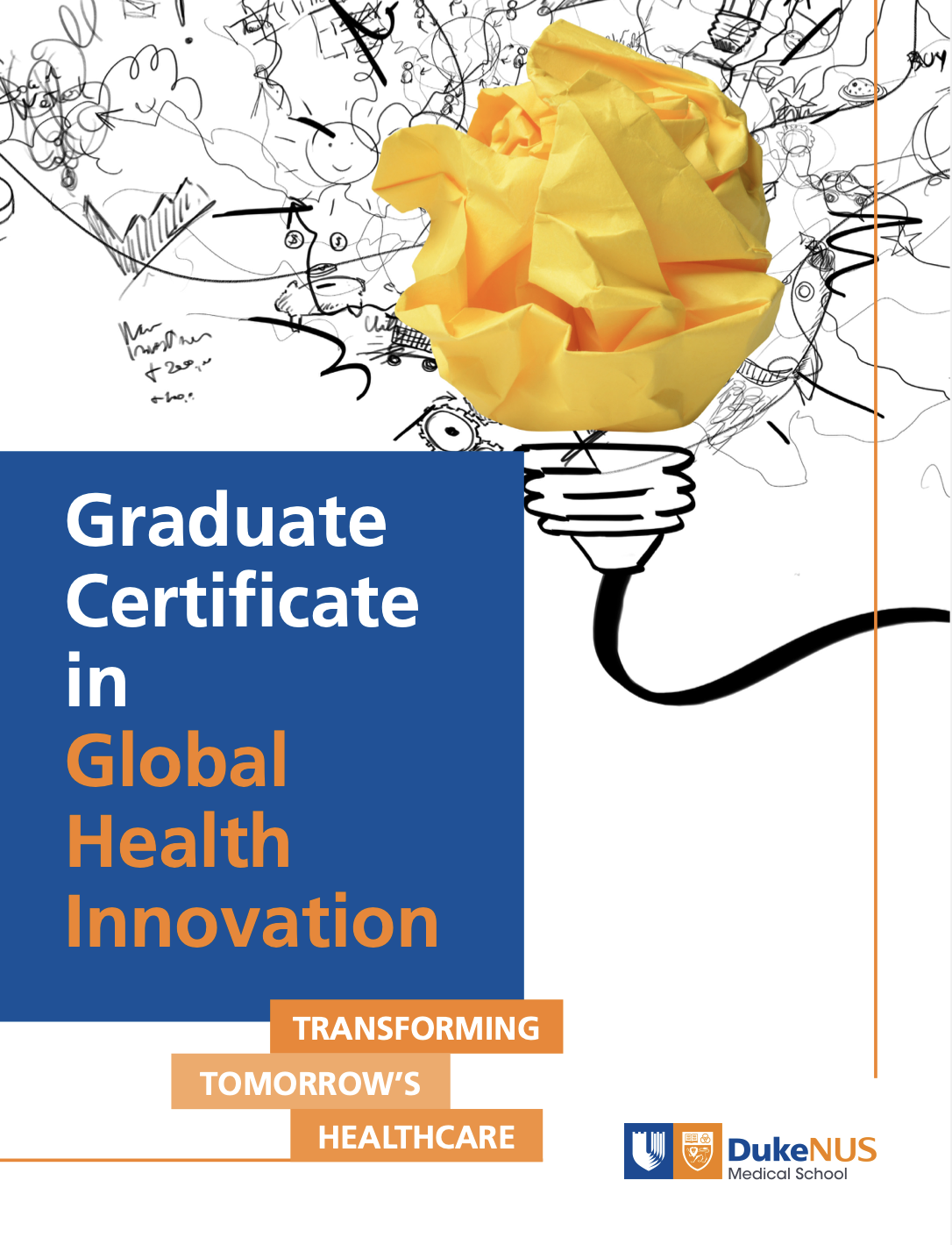 Image of grad cert in innovation brochure