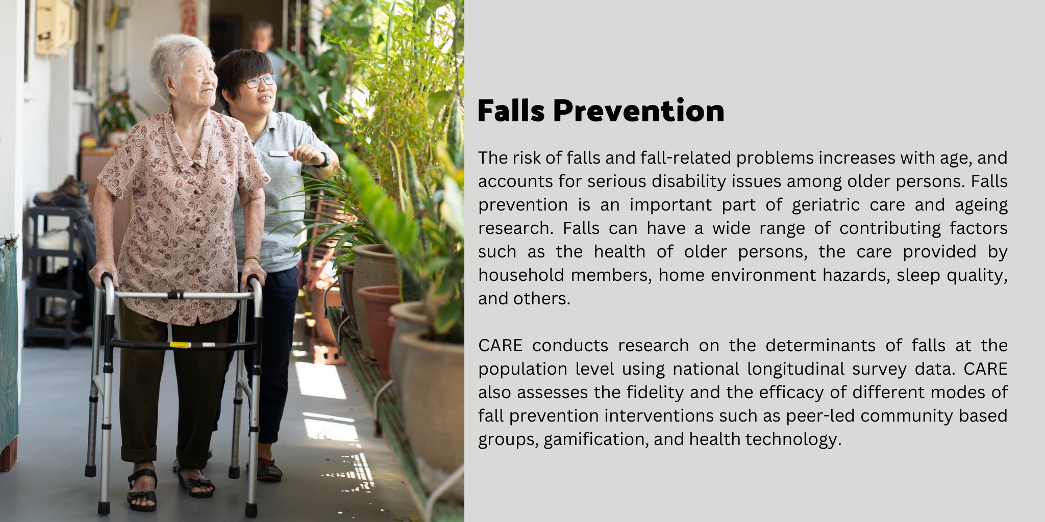 Falls prevention