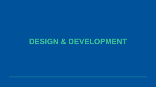 V1 DESIGN &amp; DEVELOPMENT