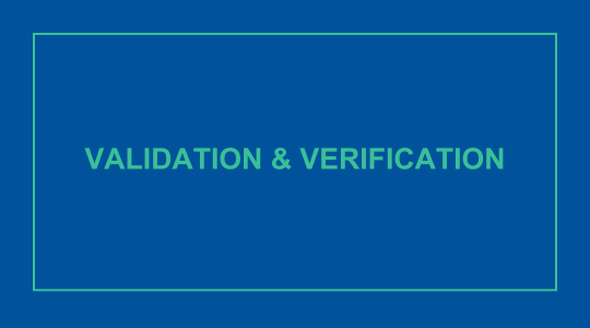 v3 validation &amp; verifaction