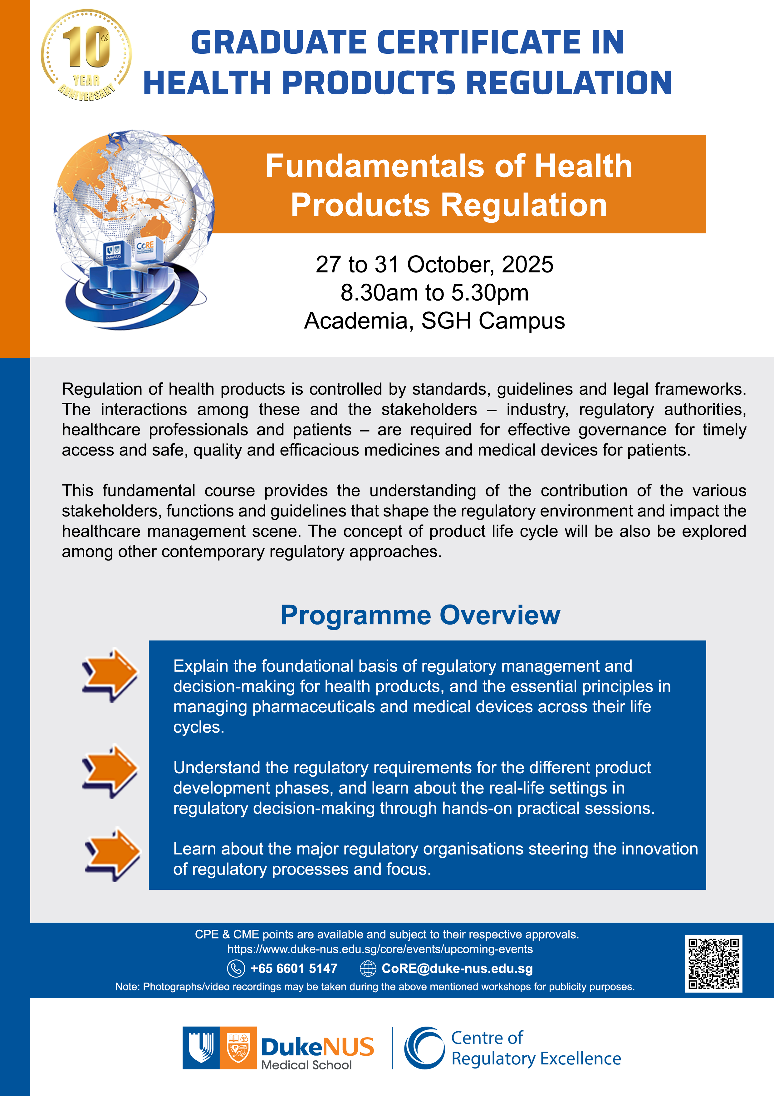 Flyer_2025 GMS5003 Fundamentals of Health Products Regulation - with stamp