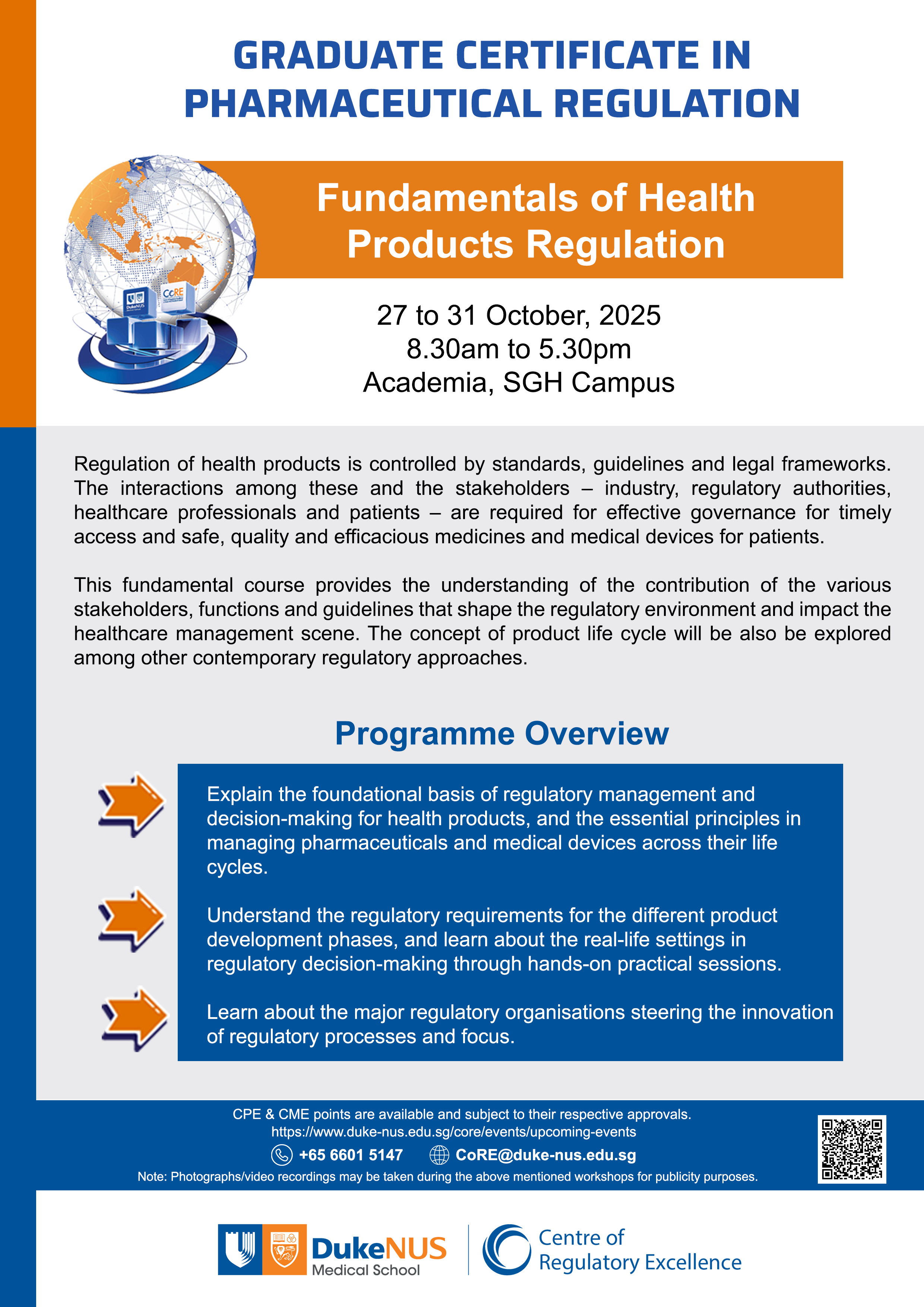 v1 Flyer_2025 GMS5003 Fundamentals of Health Products Regulation