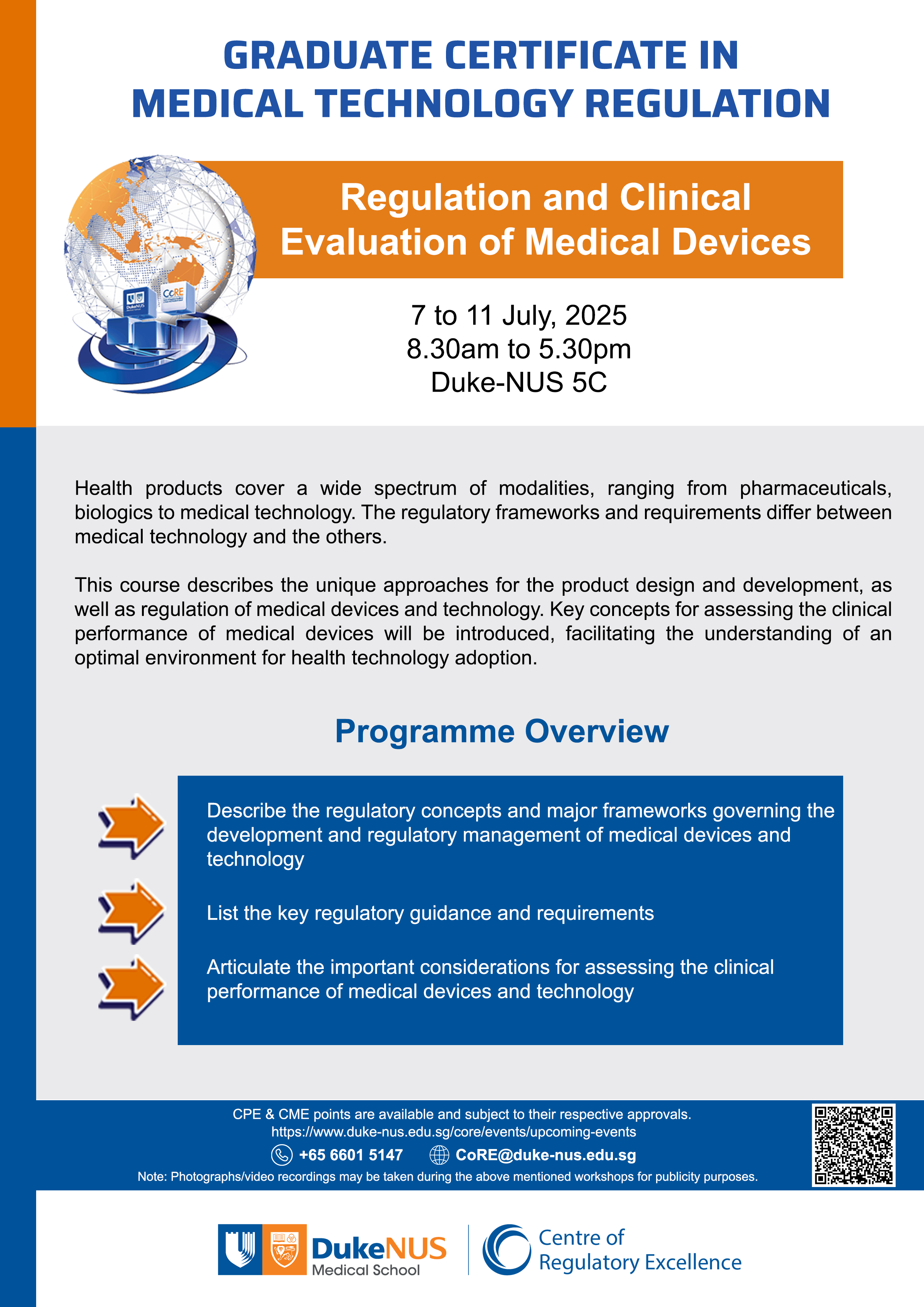 v2 Flyer_2025 GMS5008 Regulation and Clinical Evaluation of Medical Devices - with stamp